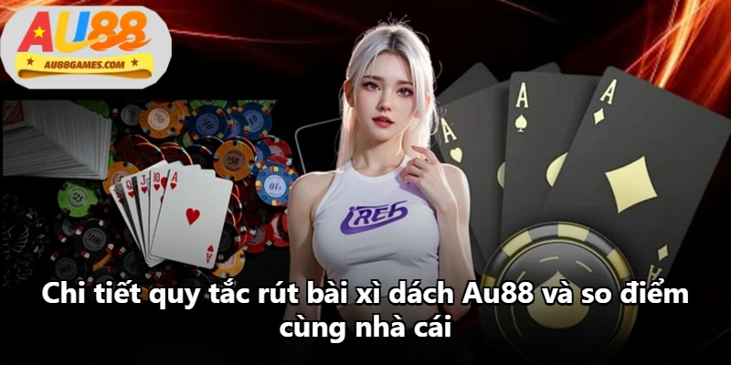 Chi tiết quy tắc rút bài xì dách Au88 và so điểm cùng nhà cái