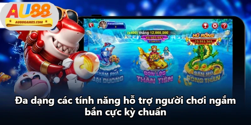 Đa dạng các tính năng hỗ trợ người chơi ngắm bắn cực kỳ chuẩn