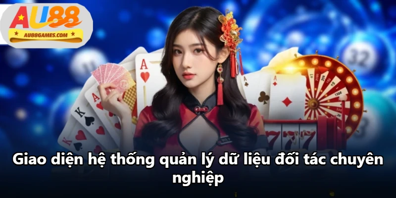 Giao diện hệ thống quản lý dữ liệu đối tác chuyên nghiệp Giao diện hệ thống quản lý dữ liệu đối tác chuyên nghiệp