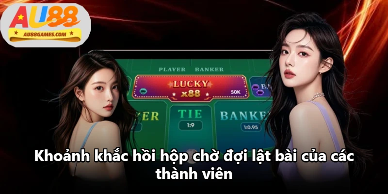 Khoảnh khắc hồi hộp chờ đợi lật bài của các thành viên