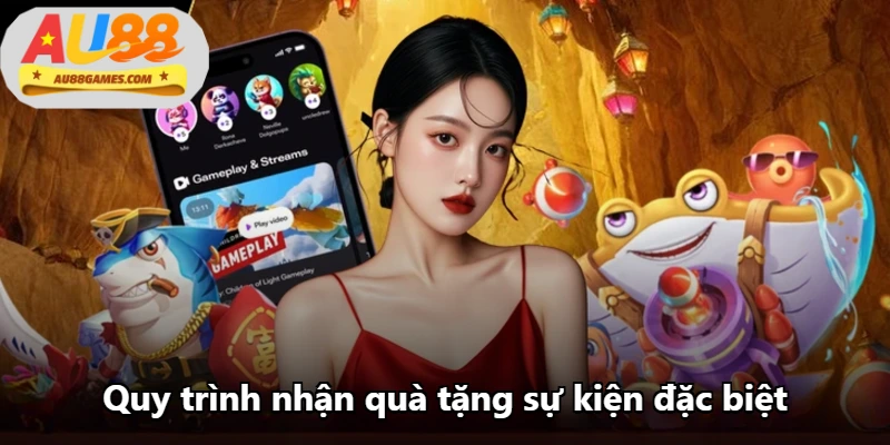 Quy trình nhận quà tặng sự kiện đặc biệt