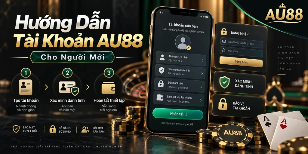 Hướng Dẫn Tài Khoản AU88 Cho Người Mới